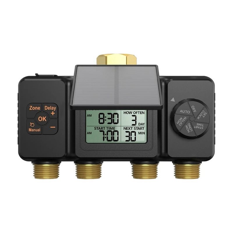 Power Zone Outdoor Timer - Temporizador de irrigação solar compatível com