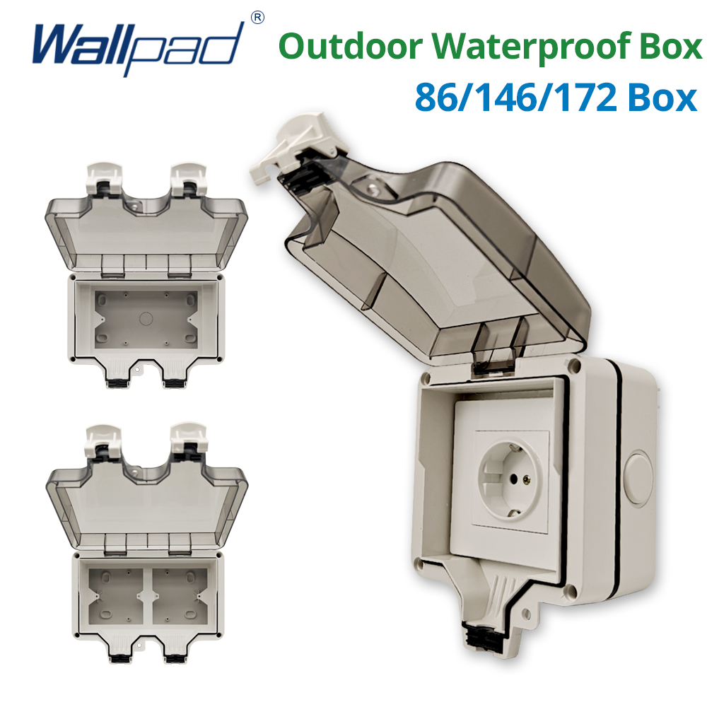 Outdoor Power Outlet - Wallpad IP66 Caixa externa à prova