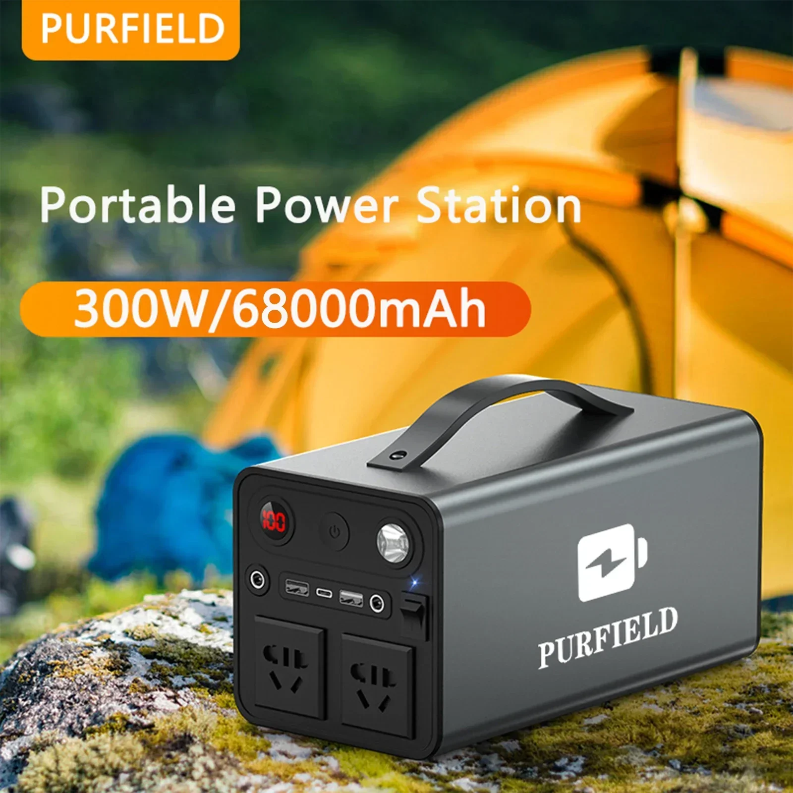 Outdoor Power Kit - Purfeeld portátil power 68000mah 300w estação