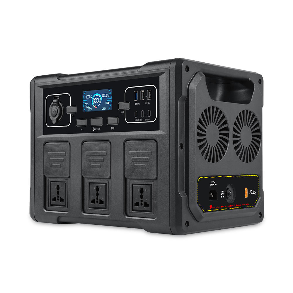 Outdoor Power For Camping - Gerador Solar Portátil de 1200W, Estação