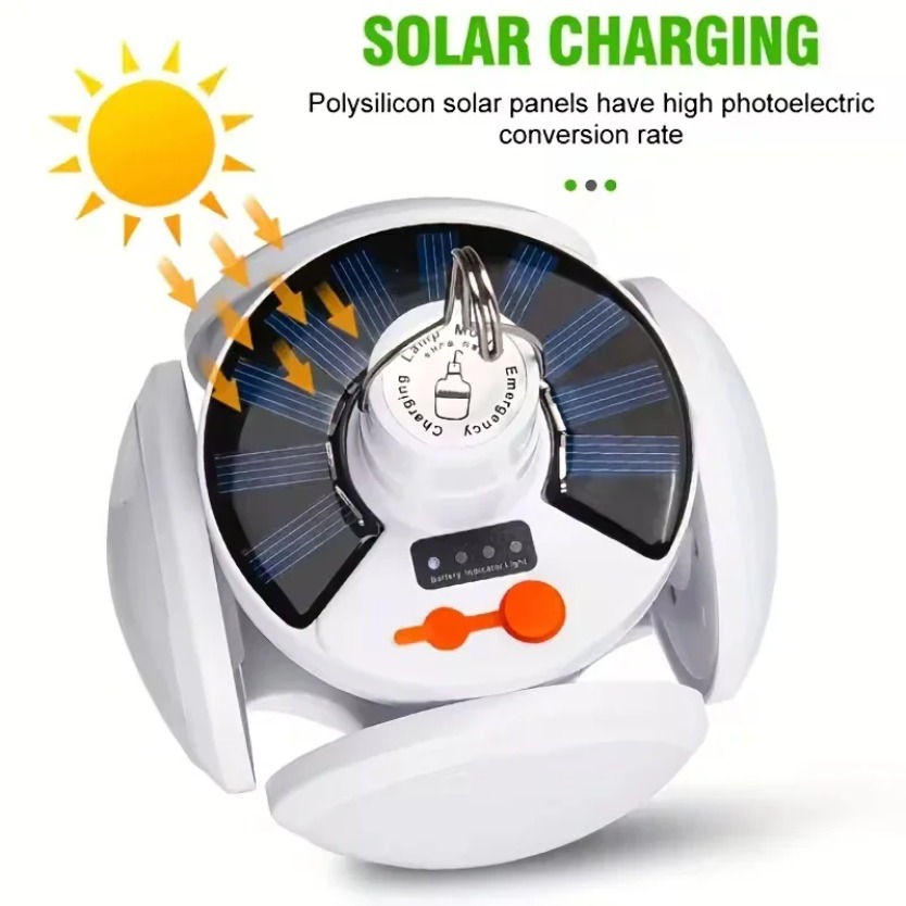 Outdoor Power For Camping - Lanterna de Emergência Magnética Recarregável com