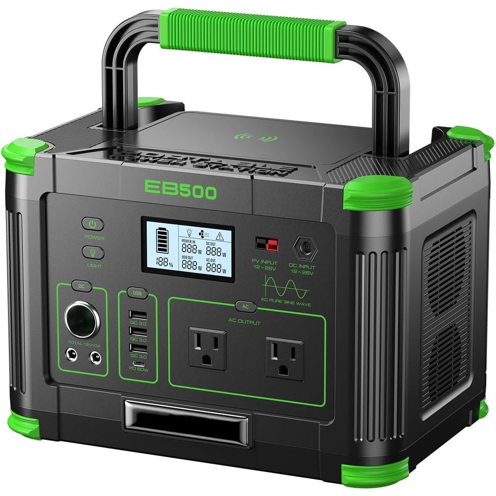 Outdoor Power Outlet - Estação de Energia Portátil 500W 519.48Wh