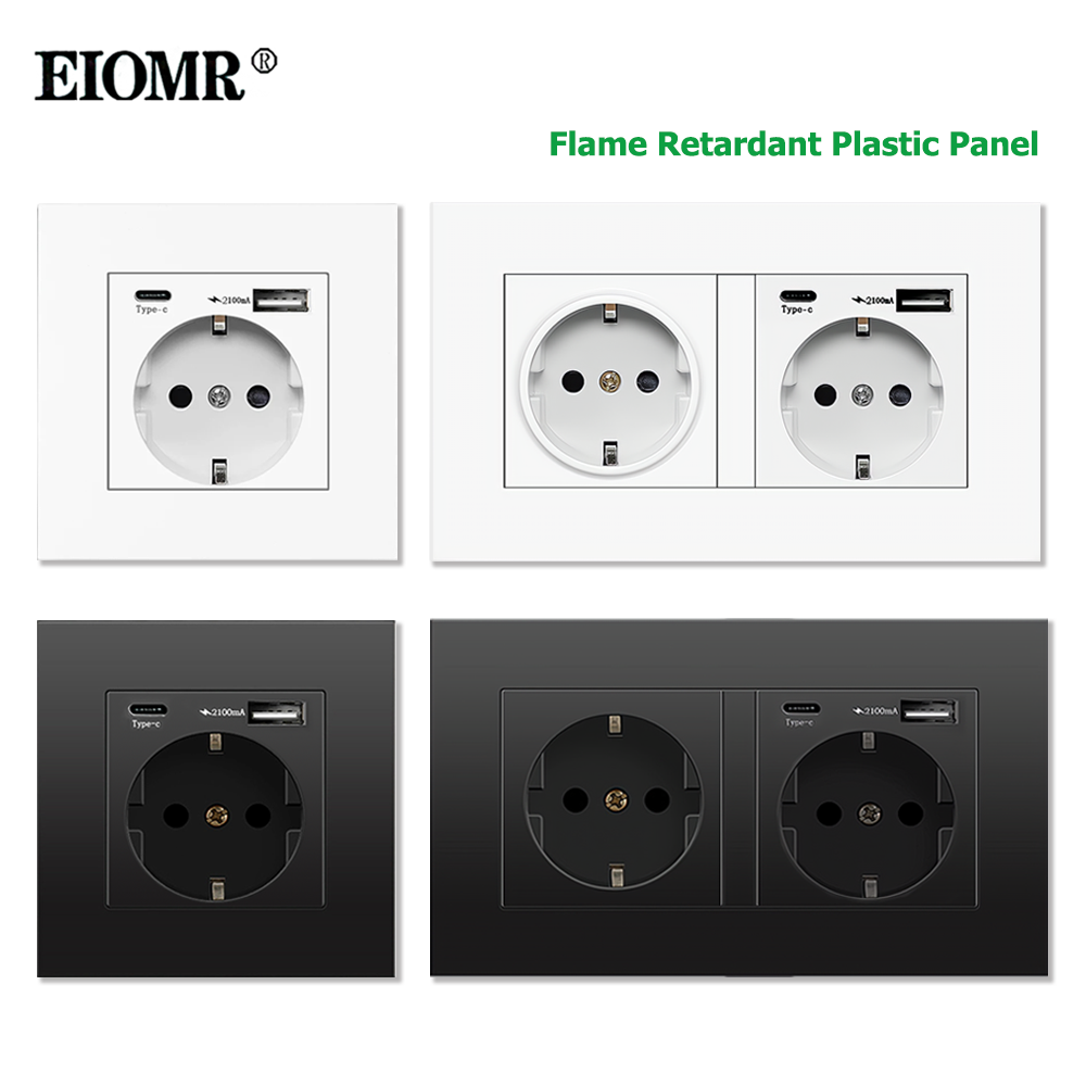 Outdoor Power Outlet - EIOMR-EU Tomada de Alimentação Padrão, Plugues