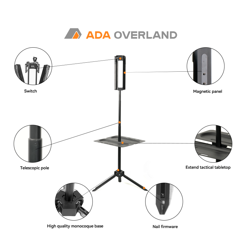 Nova lâmpada de acampamento ex - Outdoor Power Inc avaliação e preço