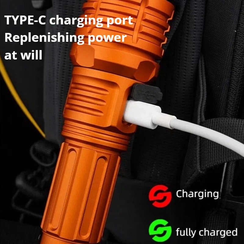 Lanterna LED de Luz Forte com  - Outdoor Power For Camping avaliação e preço