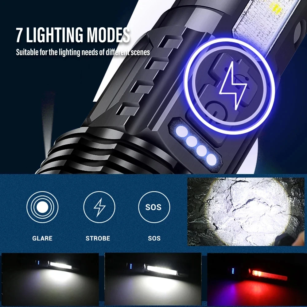 Poderosa lanterna led recarreg - Outdoor Power For Camping avaliação e preço