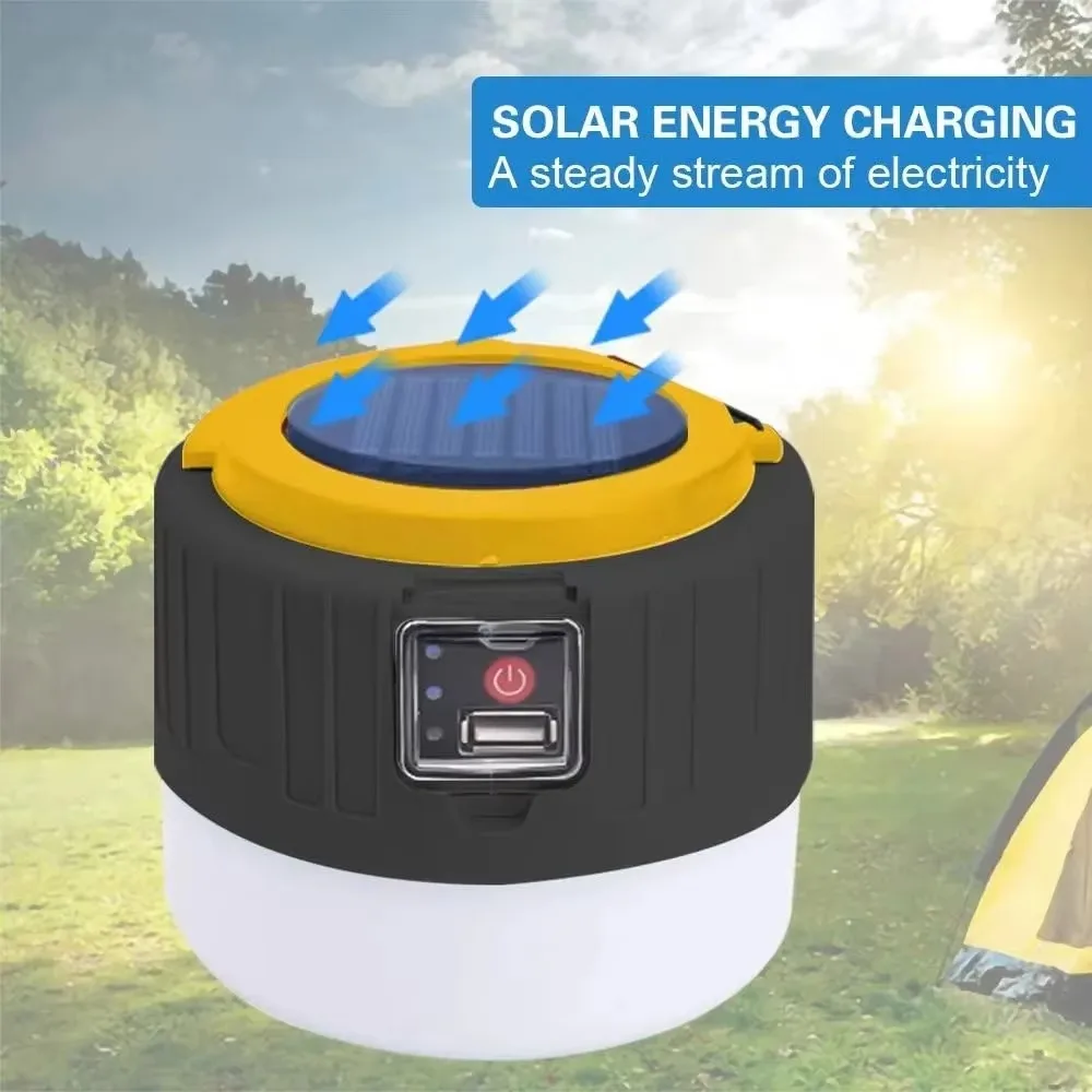 Lanterna de acampamento solar  - Outdoor Power For Camping avaliação e preço
