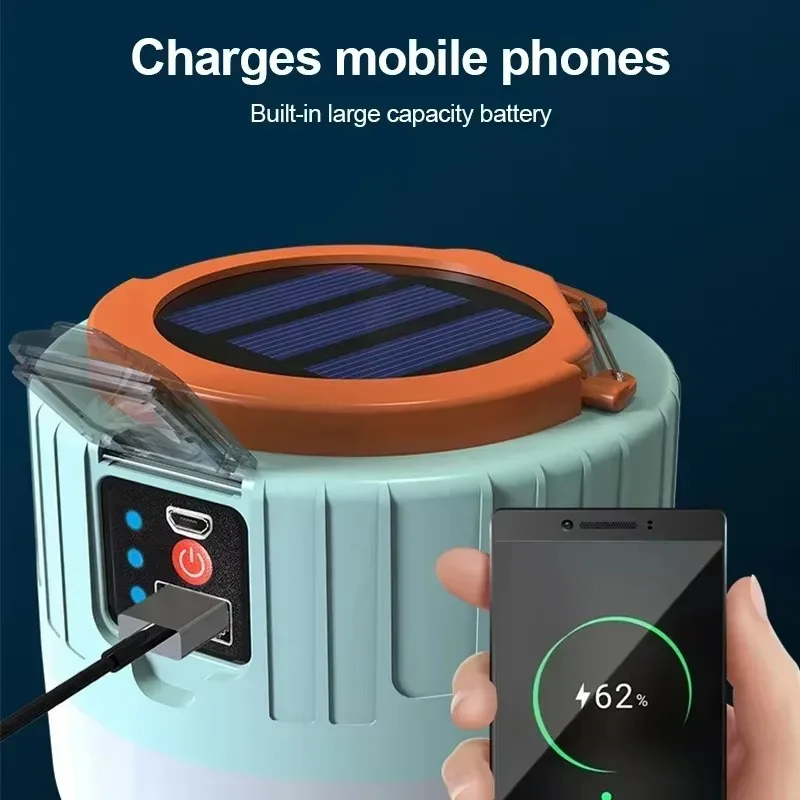 Lanterna de acampamento solar  - Outdoor Power For Camping avaliação e preço