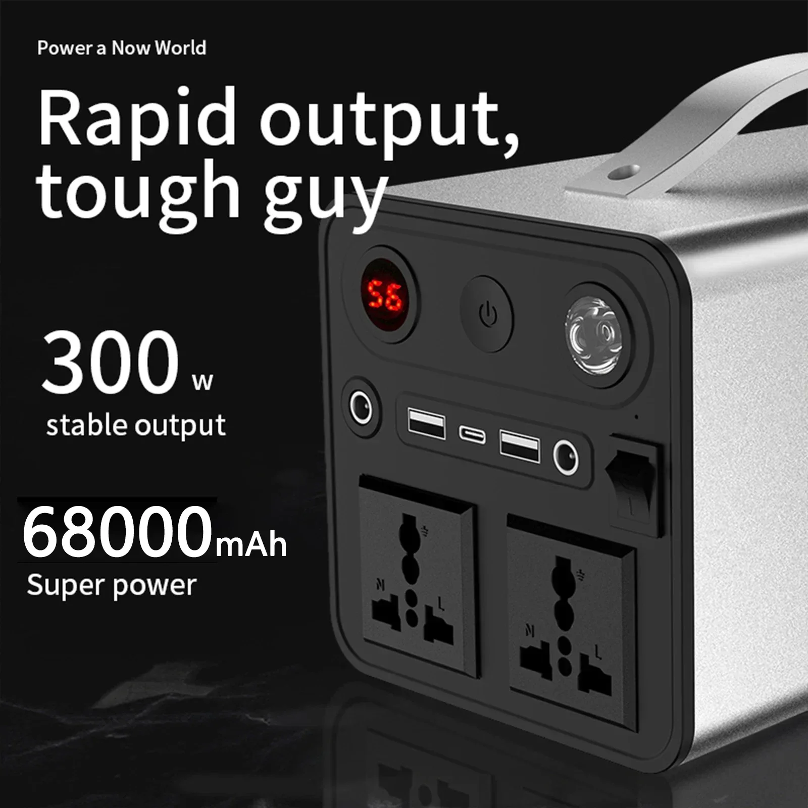 Purfeeld portátil power 68000m - Outdoor Power Kit avaliação e preço