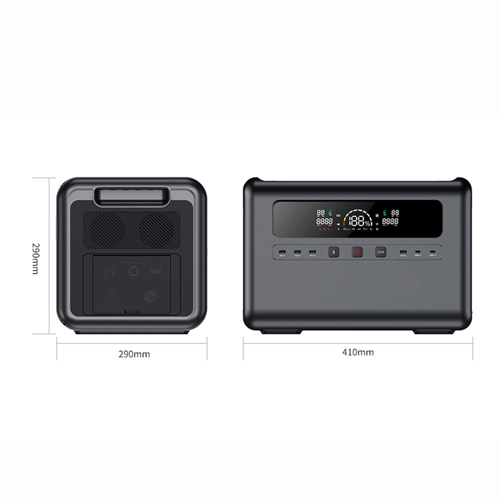Gerador Solar de 2400W, Estaçã - Outdoor Power For Camping avaliação e preço