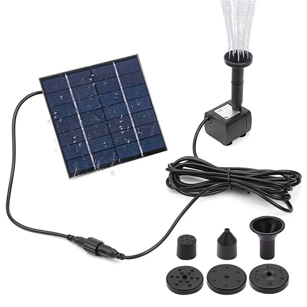 Mini Solar Fountain Pump, Powe - Outdoor Power Kit avaliação e preço