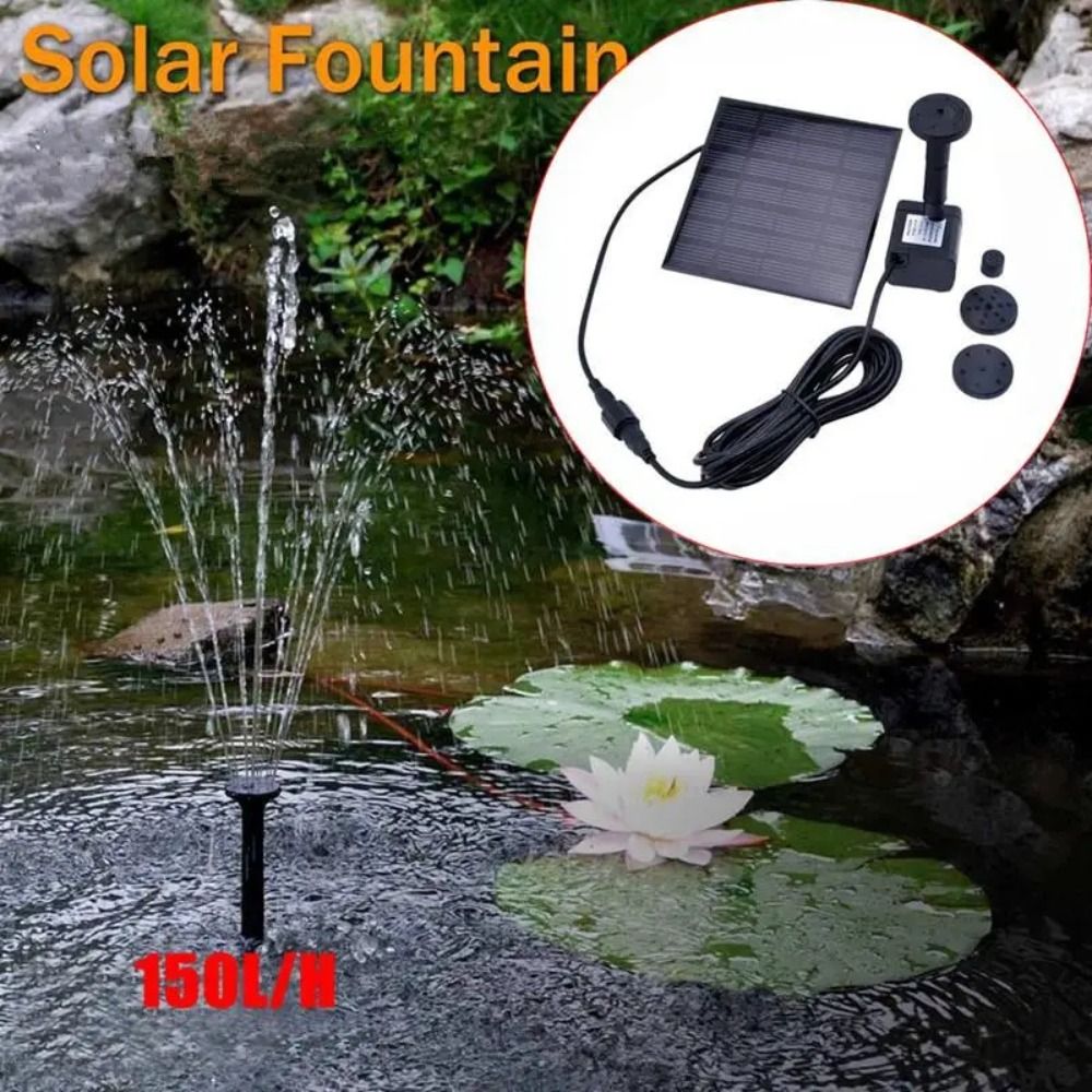 Mini Solar Fountain Pump, Powe - Outdoor Power Kit avaliação e preço