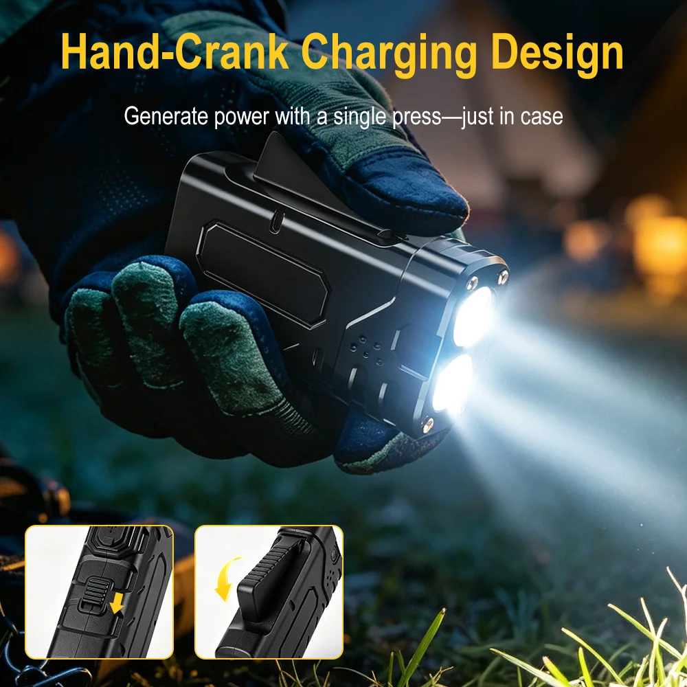 Lanterna LED EDC com Manivela  - Outdoor Power Inc avaliação e preço
