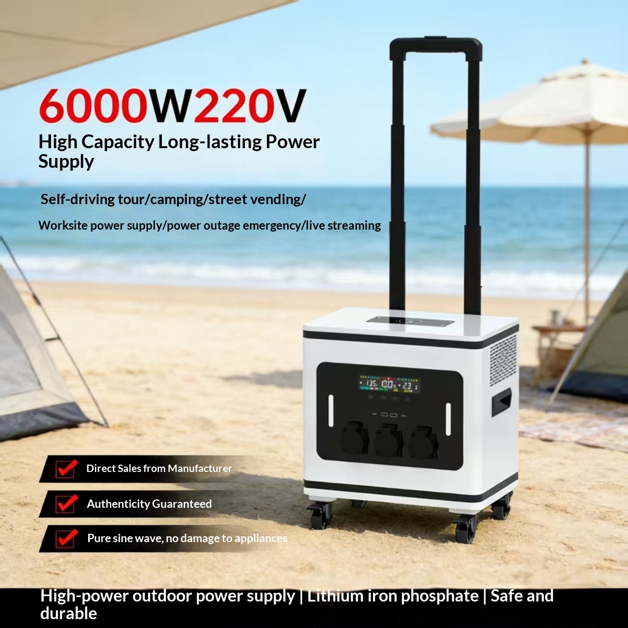 Fonte de Energia Móvel Externa - Outdoor Power For Camping avaliação e preço