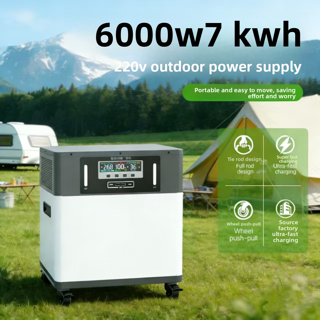 Fonte de Energia Móvel Externa - Outdoor Power For Camping avaliação e preço