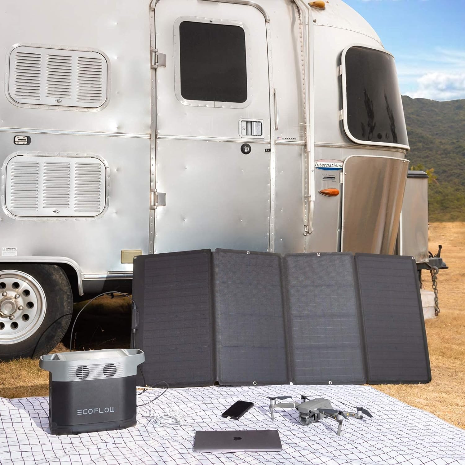 Painel Solar Dobrável de 160 W - Outdoor Power For Camping avaliação e preço