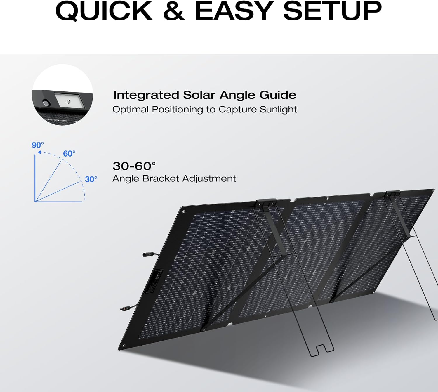 Painel Solar Dobrável de 160 W - Outdoor Power For Camping avaliação e preço