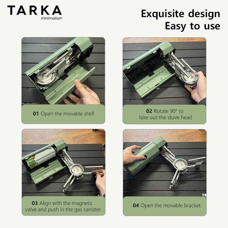 TARKA Cassete Fogão Camping Do - Outdoor Kitchen Power avaliação e preço